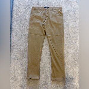 Classic Tan Chinos with Smooth Finish